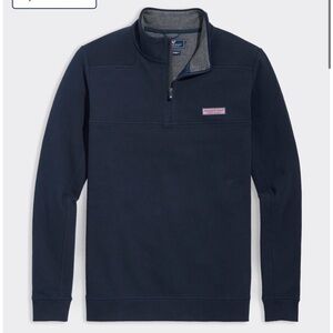 Vineyard Vines Men’s Navy Half-Zip Pullover Sweater